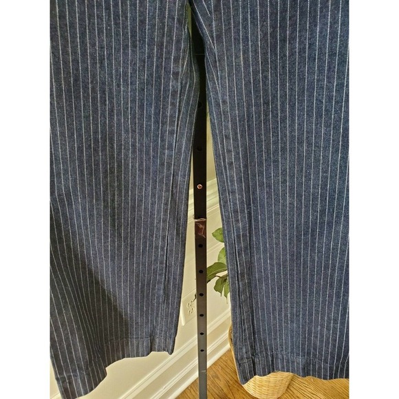 Chaps Women's Blue Lined Denim Cotton Mid Rise Straight Leg Casual Jeans Pant 10 - Picture 4 of 11